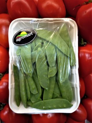 Bandeja de mini tirabeques Agromart 150Gr.