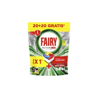 Lavavajillas Fairy Platinum Plus 20+20 40 Uds. (304537)