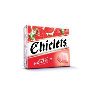 Pastilhas ChiCLets Morango 16,5 G