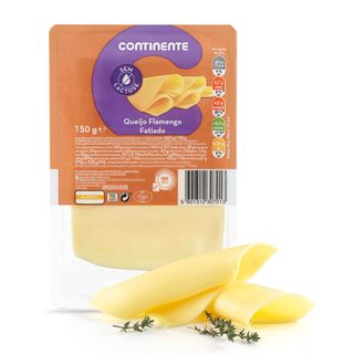 Queijo Flamengo sem Lactose Fatiado Continente (emb. 150 gr)