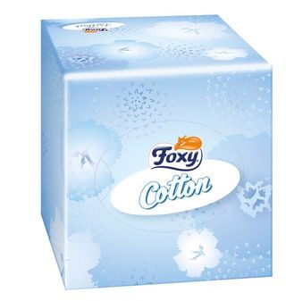 Pañuelos Foxy Cotton Box 60 Uds.