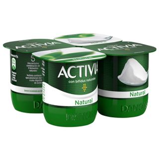 Bífidus de Sabor Natural Danone 4 X 120 G.