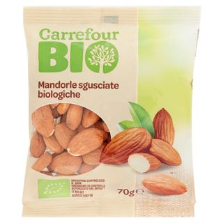 Carrefour Bio Mandorle sgusciate biologiche 70 g