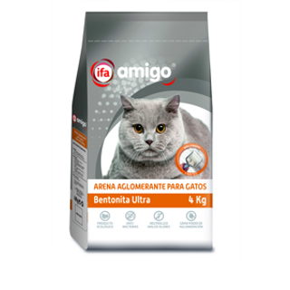 Arena Gatos Bentonita Amigo 4Kg.