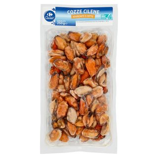 Carrefour Classic Cozze Cilene Sgusciate E Cotte Surgelato 250 G