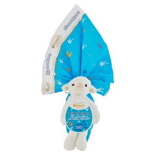 UOVO BIANCO CUORE CON PELUCHES - 2970