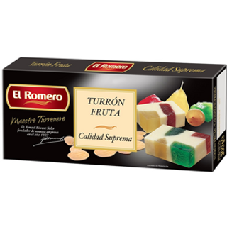 Turron Fruta Romero 200g El Romero