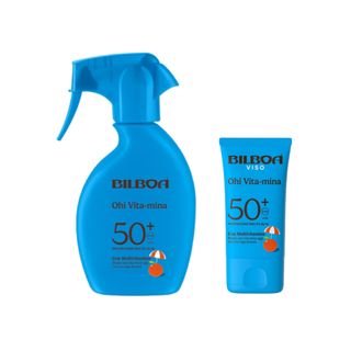 Pack Bilboa Ohi Vita-mina Trigger SPF 50+ 250ml & Bilboa Ohi Vita-mina Protezione Viso SPF 50+ 40ml