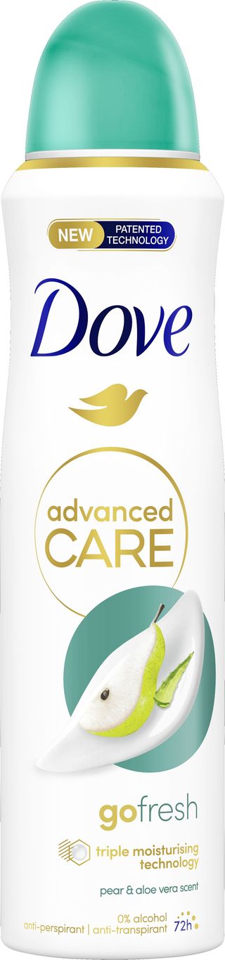 DOVE ADVANCED CARE GO FRESH PERA & ALOE SPRAY 150ML ELI1760