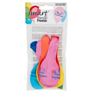 Smart PerLa Festa Palloncini "Buon Compleanno" 10 pz