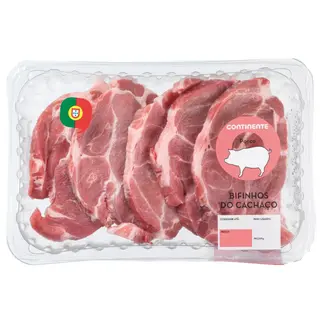 Bifinhos do Cachaço de Porco Continente (emb. 650 gr (aprox.))