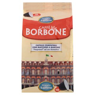 Caffè Borbone Miscela Suprema Capsule Compatibili Nespresso* 10 X 5 G