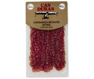 Salchichón Payes Cortado en Finas Lonchas Can Duran 90 G.