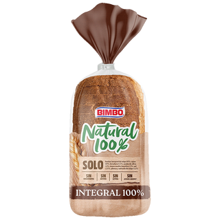 Pan Integral 100% Natural Bimbo 460 G.