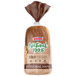 Pan Integral 100% Natural Bimbo 460 G.