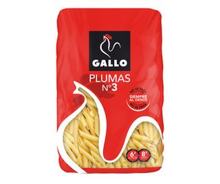Pasta Pluma Nº 3 Gallo Paquete de 450 G.