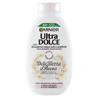 Garnier Ultra Dolce Shampoo Delicatezza D'Avena Per Capelli Delicati- Con Crema Di Riso, 250 Ml - 302390