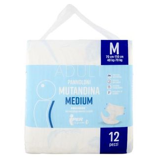 Iper Pannoloni Mutandina Adult Medium 12 pz