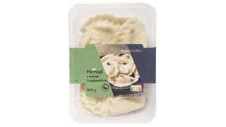 Auchan - Pierogi z serem i szpinakiem - 500 g