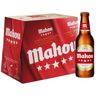 Cerveza Mahou 5 Estrellas Botella 12X25 Cl