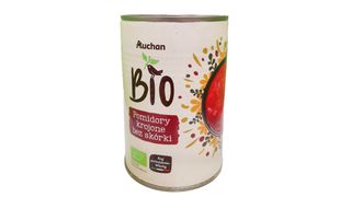 Auchan - BIO pomidory krojone bez skórki - 400 g