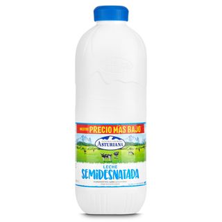 Leche Semidesnatada Central Lechera Asturiana Botella 2.2 L