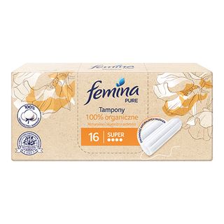 Femina Pure Organic Tampony super, 16 szt.