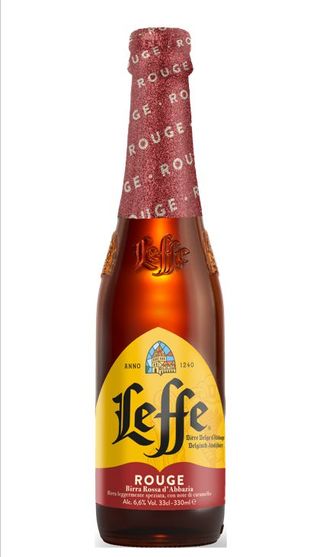 Leffe Rouge Birra Rossa Belga D'Abbazia Doppio Malto Bottiglia 33Cl