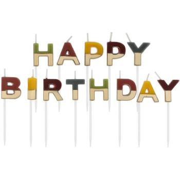 Velas Happy Birthday.