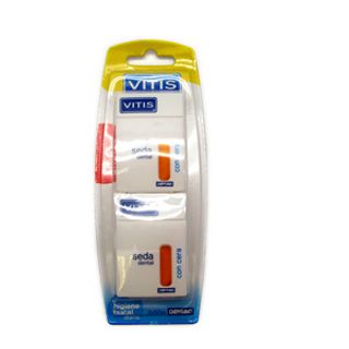 Lote Seda Dental Con Cera 2 Uds. Vitis (8427426008465)