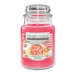 Sugared Strowberries, candela in giara grande - Yankee Candle