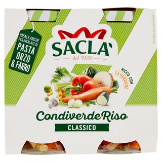 Saclà Condiverde Riso Classico 2 X 290 G
