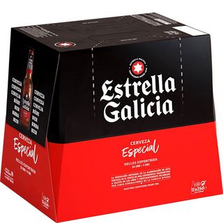 ESTRELLA GALICIA Cerveza Pack Botellín 12X25 Cl