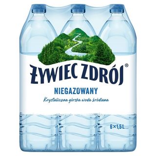 Żywiec Zdrój Niegazowany Woda źródlana 6 x 1,5 l