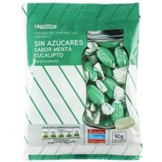 Caramelos Menta Eucalipto Eroski Sin Azúcar 90G (39594)