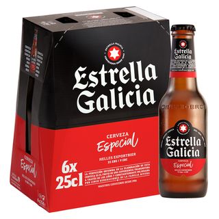 Cerveza Estrella Galicia Especial Botella 33Cl Pack 6Ud