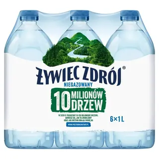 Żywiec Zdrój Niegazowany Woda źródlana 6 x 1 l
