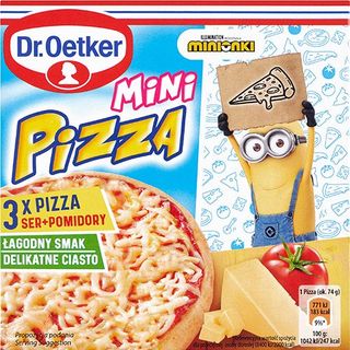 Dr.Oetker Mini pizza Minionki Ser+Pomidor 220 g