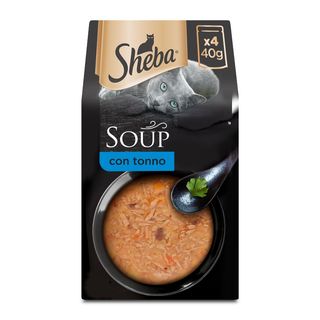 Sheba soup cat busta multipack 4x40g tonno
