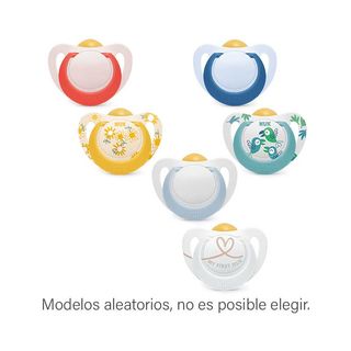 Nuk Chupete Latex Star 18-36 Meses Nuk (4008600410911)