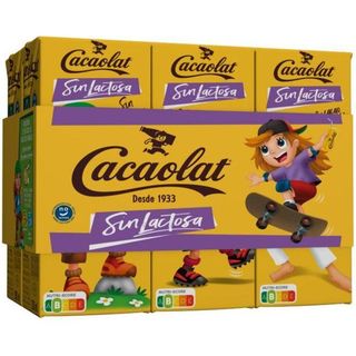 Batido De Cacao Sin Lactosa Cacaolat, Brik 6X200 Ml. (24353518)