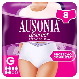 Cuecas Incontinência Discreet Plus L Ausonia Discreet (emb. 8 un)