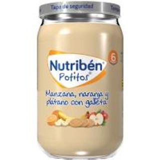 Potito De Manzana-Naranja-Plátano-Galleta Nutriben, Tarro 235 G (23078348)
