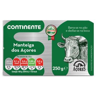 Manteiga com Sal Açores Continente (emb. 250 gr)