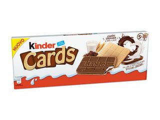 BOLACHA KINDER CARDS 128G