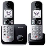 Teléfono Inalámbrico Panasonic Dect Duo Kx-Tg6852Sp Negro (5025232675647)