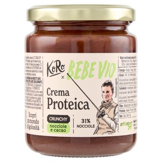 KoRo x Bebe Vio Crema Proteica Crunchy Nocciole e Cacao 200 g