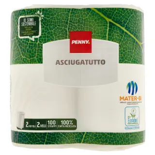 Asciugatutto 2 Veli/2 Rotoli GE