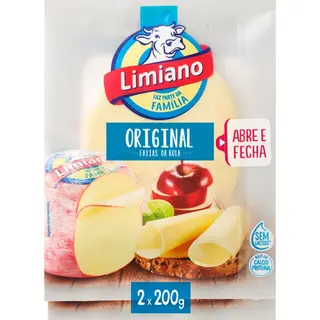 Limiano Queijo Flamengo em Fatias Pack 2 embalagem 400 g - 18385300118