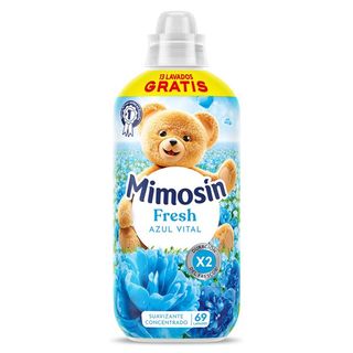 Suavizante Concentrado Azul Vital Mimosin Botella 69 Lavados
